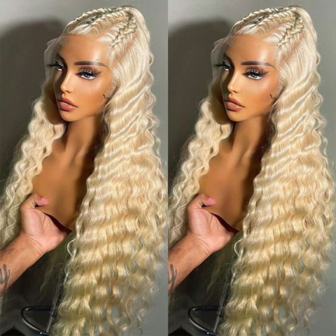 613 Blonde 13 * 4 13 * 6 HD Lace Front Straight Body Wave Deep Wave Virgin Human Hair Wigs