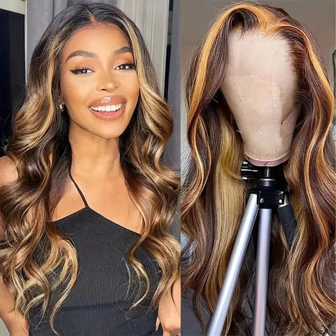 13*4 220 Density Ombre Blonde Body Wave Wig