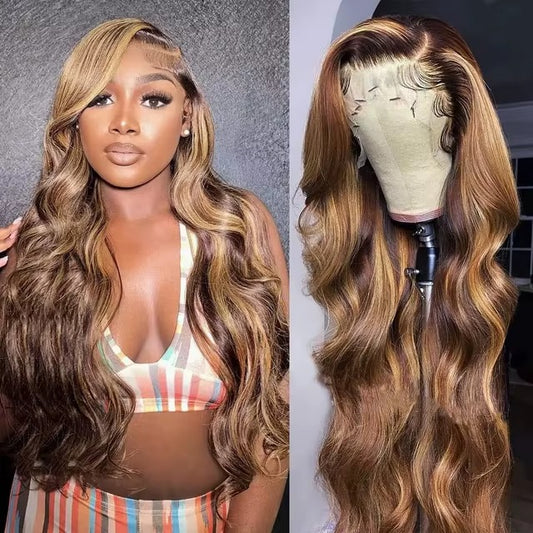 13*4 220 Density Ombre Blonde Body Wave Wig